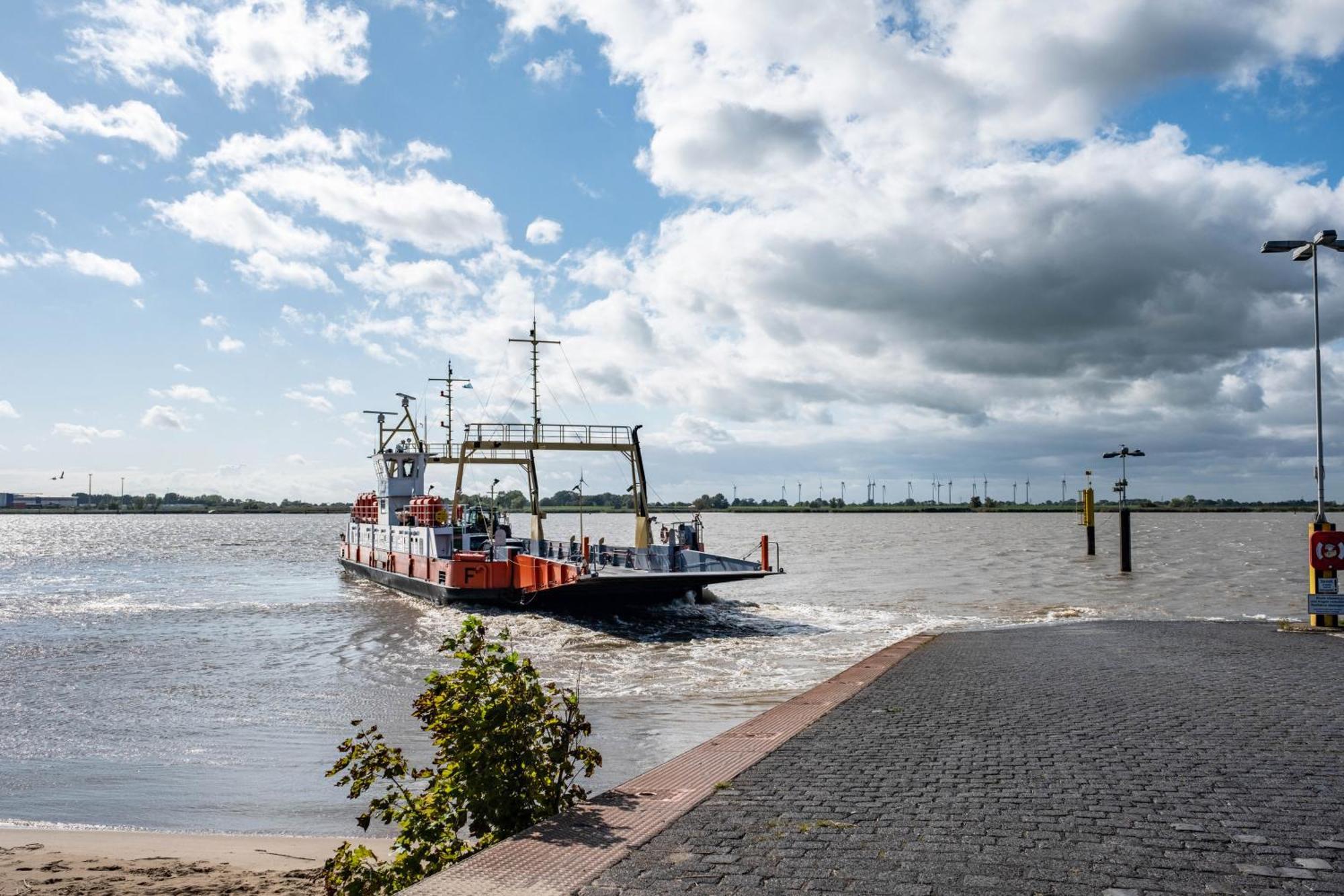 Ferienwohnung Flut Am Weserstrand Sandstedt 外观 照片